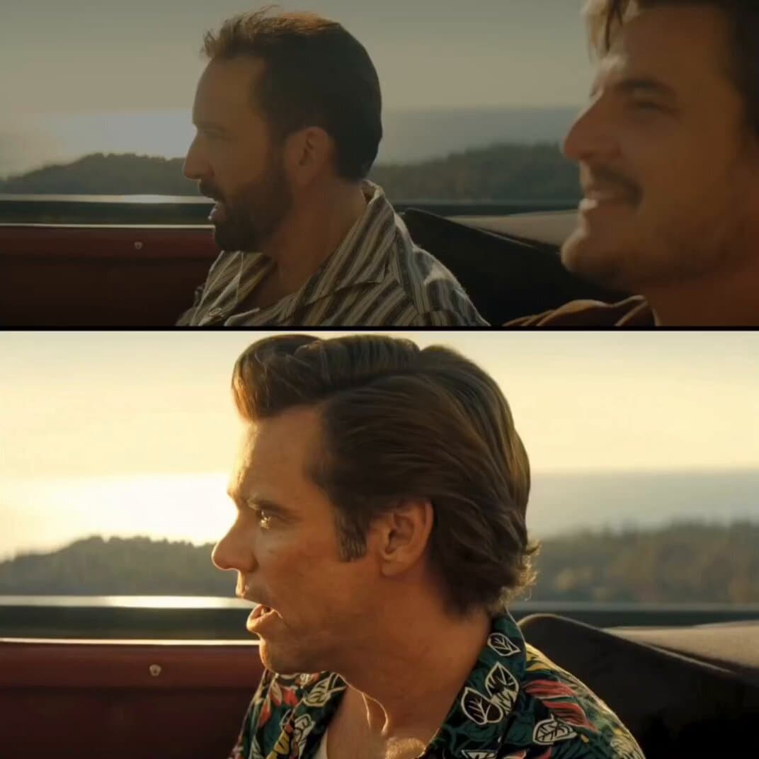 Nicolas Cage & Pedro Pascal vs Jim Carrey